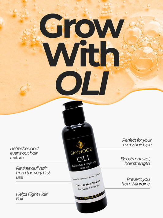 Saynoor OLI - 100% Natural Hair Oil for Men & Women