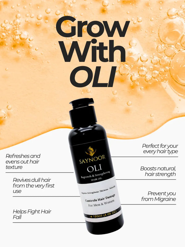 Saynoor OLI - Natural Hair Oil for Men & Women