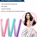Multi Colour Mini Hair Straightener | High Quality Budget Friendly Travel Straightener for Quick Straight & Curls - image 2