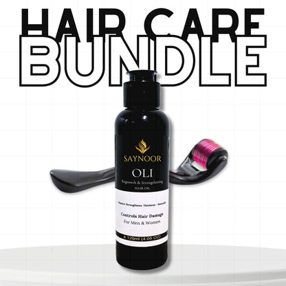 Hair Regrowth Kit - OLI with Derma Roller a complete Hair Package