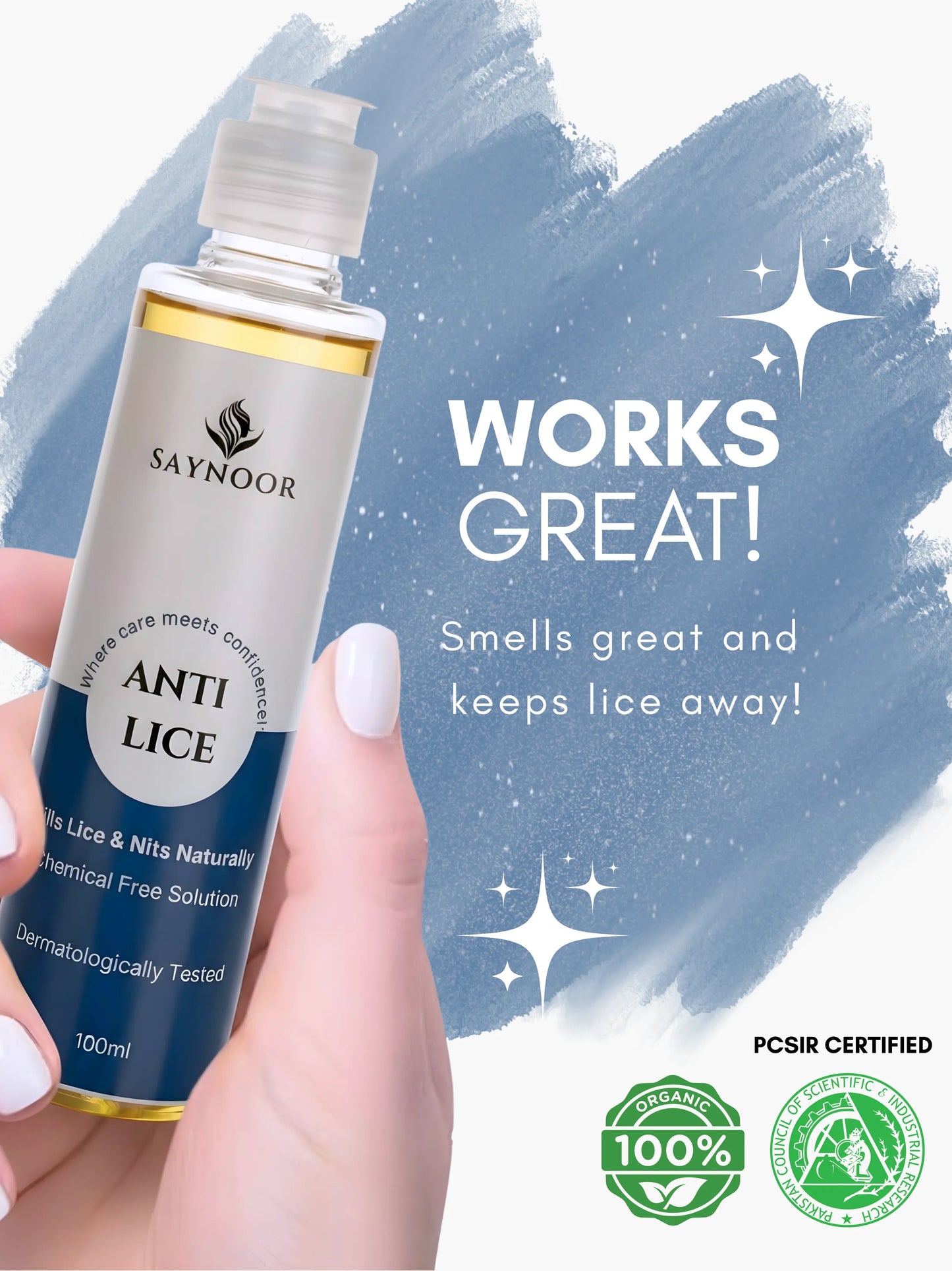 Anti Lice Hair Oil | Natural Herbal Treatment for Lice & Nits