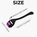 Derma Roller with 540-Pin Micro-Needle - Facial and Head roller for Wrinkles, Hair Growth & Deep Oil Absorption - image 2