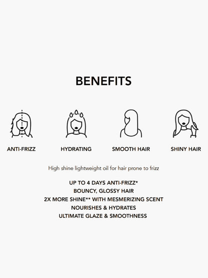 Best Anti Frizz Hair Oil | Smooth, Shiny & Silky Hair