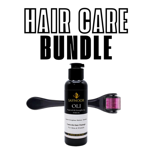 Hair Regrowth Kit - OLI with Derma Roller a complete Hair Package